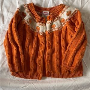 Knitted fall pumpkin Sweater